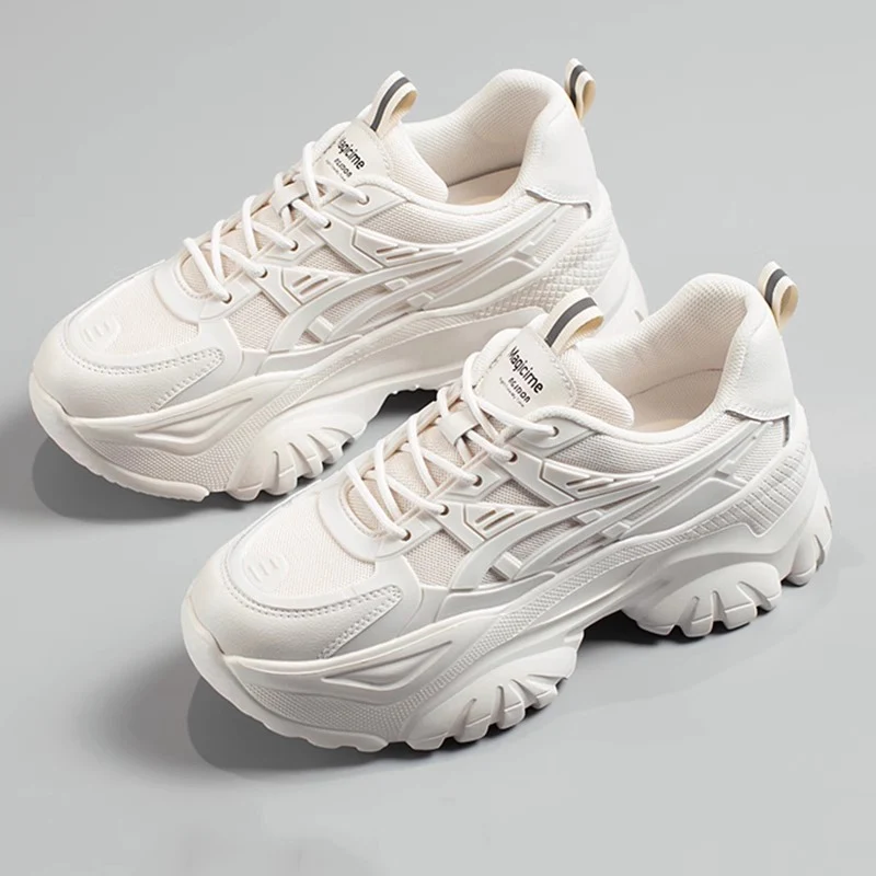 Damen Sportliche Chunky Sneakers mit dämpfender Sohle und atmungsaktiver Obermaterialstruktur Heidi Mode - Image 7
