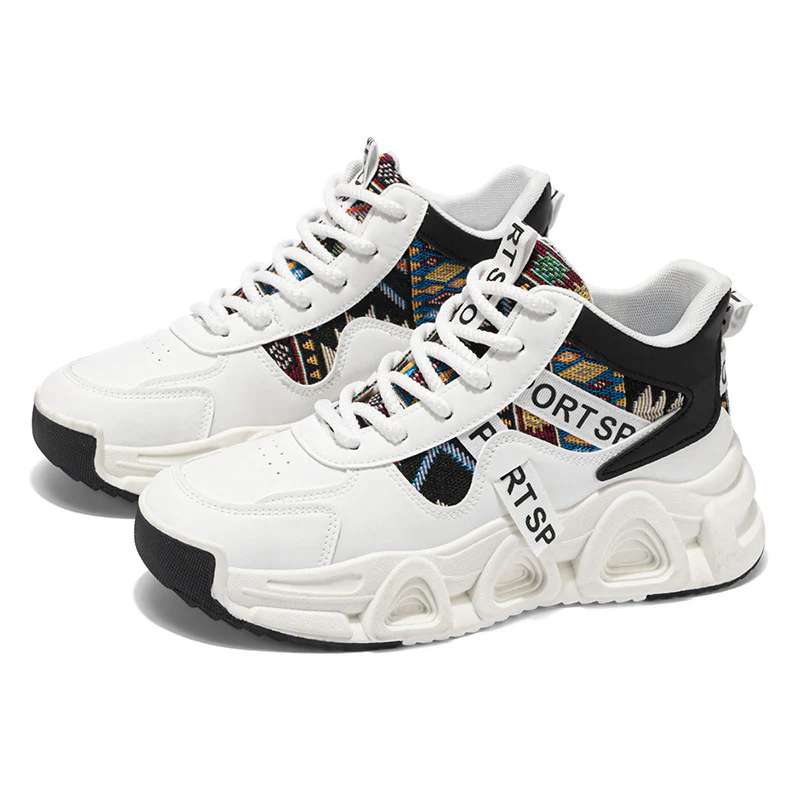 Damen Sportliche Chunky Sneakers mit farbenfrohem Muster und stabiler Sohle Heidi Mode - Image 5