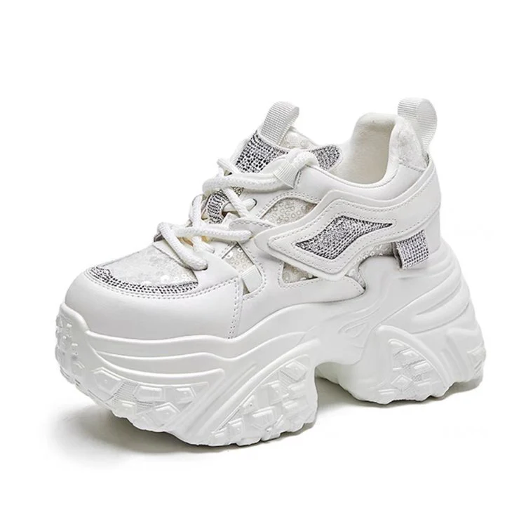 Damen Sportliche Chunky Sneakers mit funkelnden Akzenten Heidi Mode - Image 5