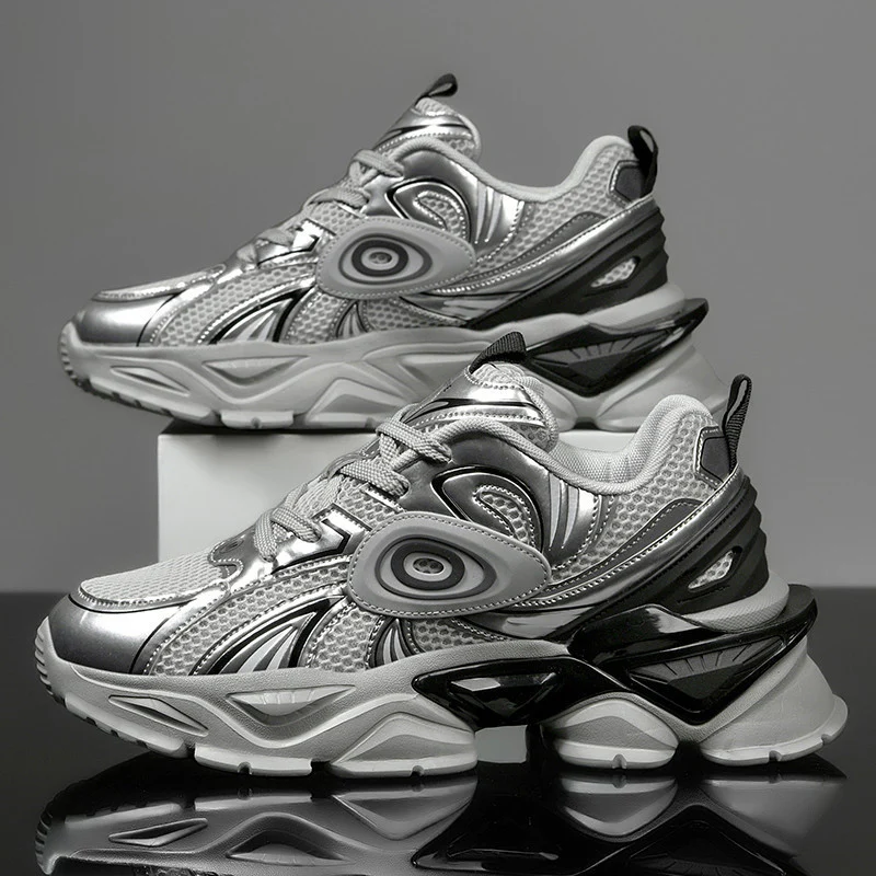 Damen Sportliche Chunky Sneakers mit futuristischem Design Heidi Mode - Image 6