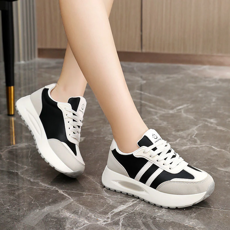 Damen Sportliche Chunky Sneakers mit gepolsterter Dämpfung und atmungsaktiver Konstruktion Heidi Mode - Image 4
