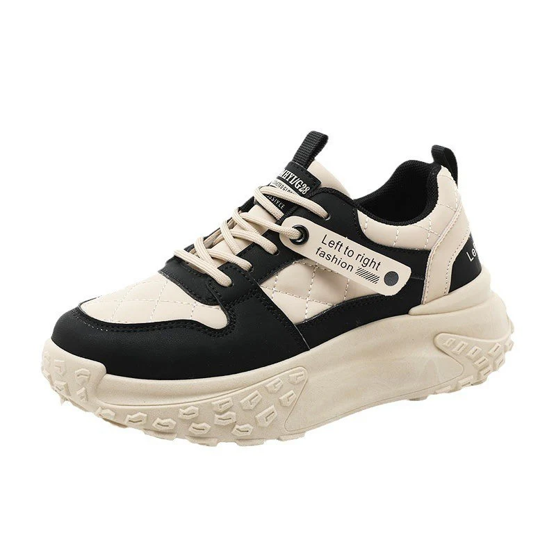 Damen Sportliche Chunky Sneakers mit gepolsterter Laufsohle Heidi Mode