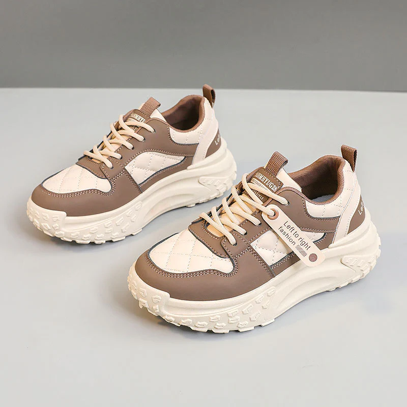 Damen Sportliche Chunky Sneakers mit gepolsterter Laufsohle Heidi Mode - Image 2