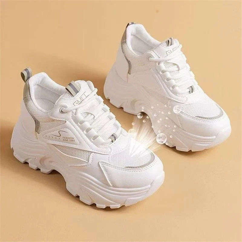 Damen Sportliche Chunky Sneakers mit gepolsterter Sohle und atmungsaktivem Obermaterial Heidi Mode - Image 2