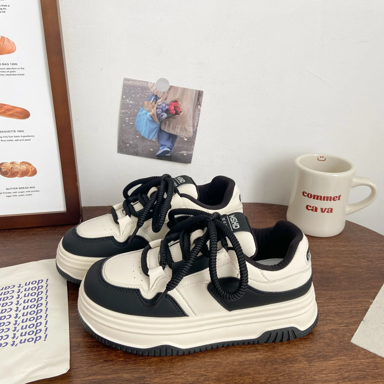 Damen Sportliche Chunky Sneakers mit herausragender Dämpfung und atmungsaktiver Oberflächenstruktur Heidi Mode - Image 6