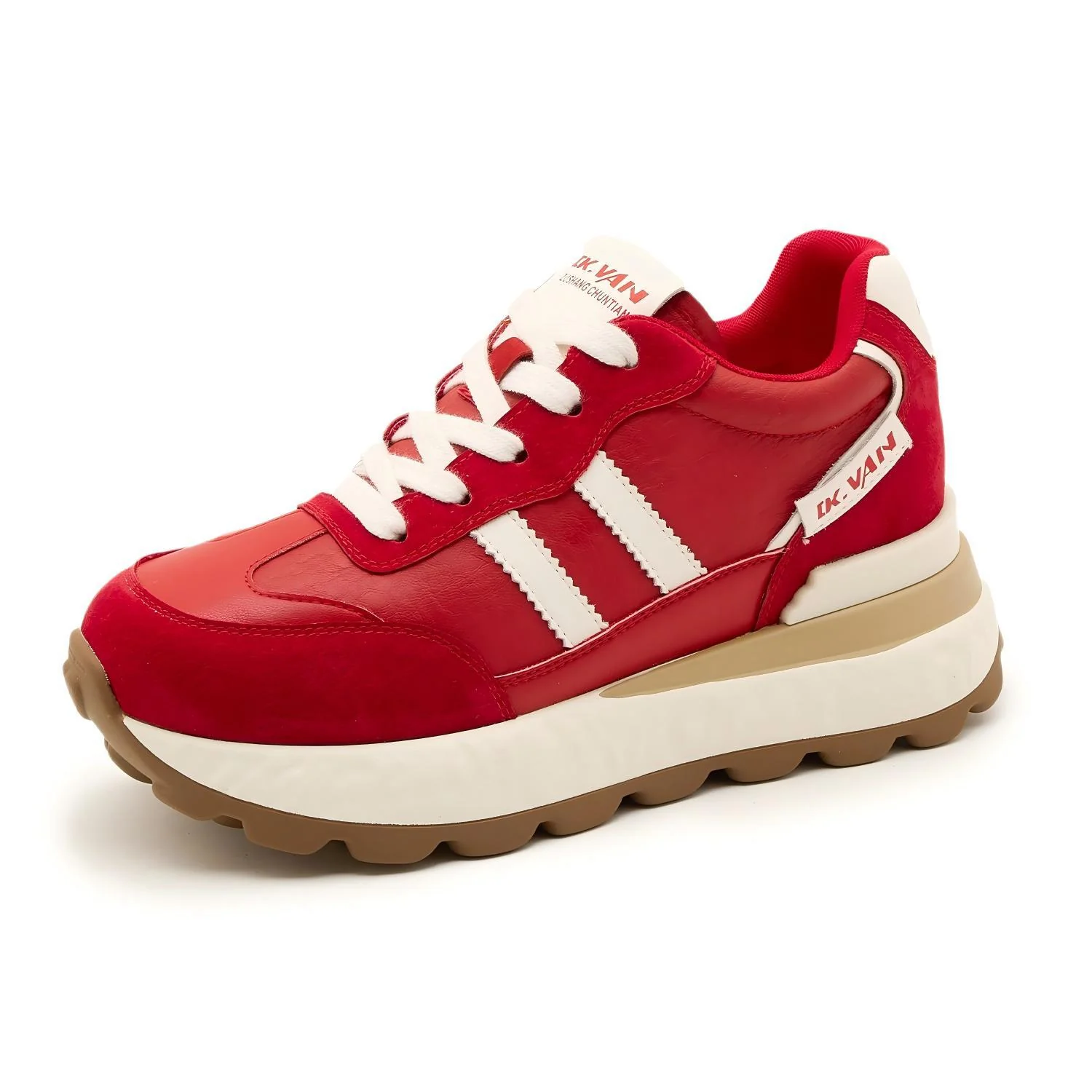Damen Sportliche Chunky Sneakers mit hochwertigem Obermaterial und dämpfender Sohle Heidi Mode - Image 5