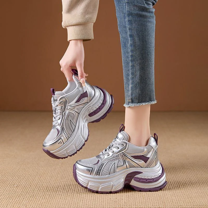 Damen Sportliche Chunky Sneakers mit innovativem Sohlenprofil Heidi Mode - Image 6