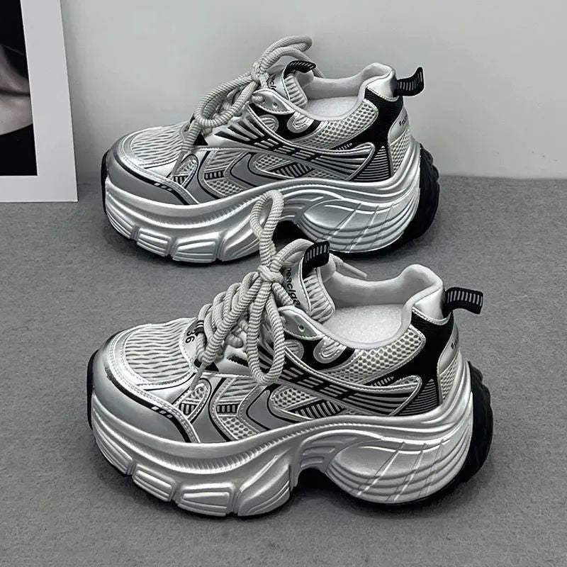 Damen Sportliche Chunky Sneakers mit innovativer Dämpfungstechnik Heidi Mode - Image 6