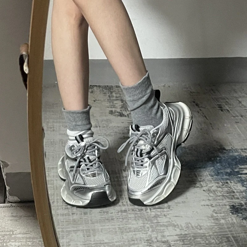 Damen Sportliche Chunky Sneakers mit innovativer Dämpfungstechnologie Heidi Mode - Image 6