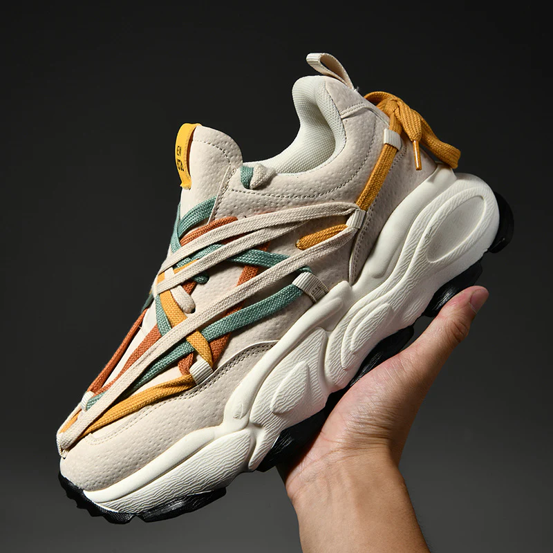 Damen Sportliche Chunky Sneakers mit innovativer Schnürtechnologie Heidi Mode - Image 2