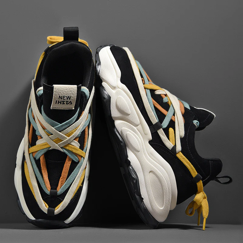 Damen Sportliche Chunky Sneakers mit innovativer Schnürtechnologie Heidi Mode - Image 4