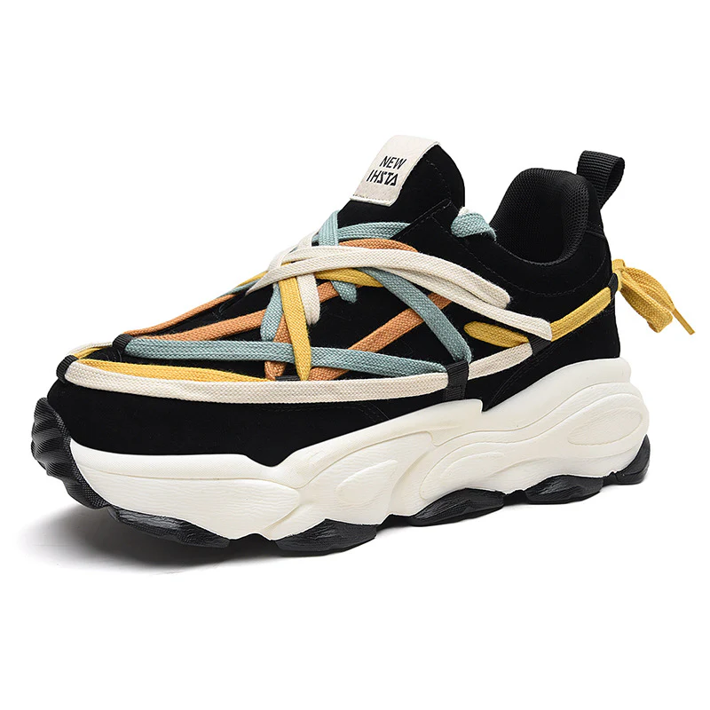 Damen Sportliche Chunky Sneakers mit innovativer Schnürtechnologie Heidi Mode - Image 5