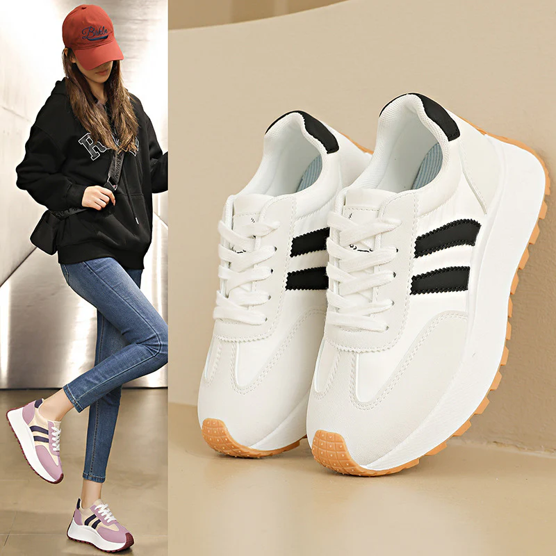 Damen Sportliche Chunky Sneakers mit komfortabler Dämpfung Heidi Mode