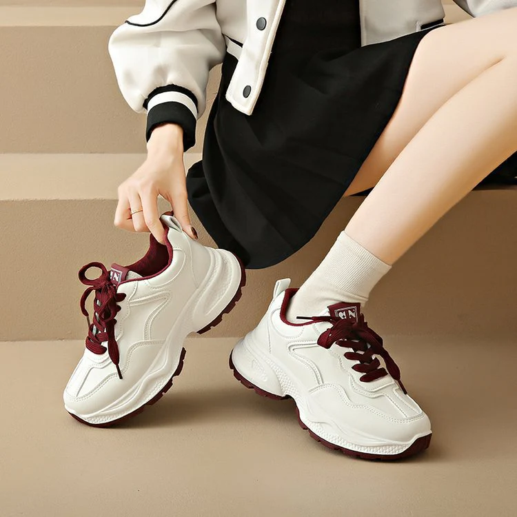 Damen Sportliche Chunky Sneakers mit komfortabler Dämpfungstechnologie Heidi Mode - Image 3
