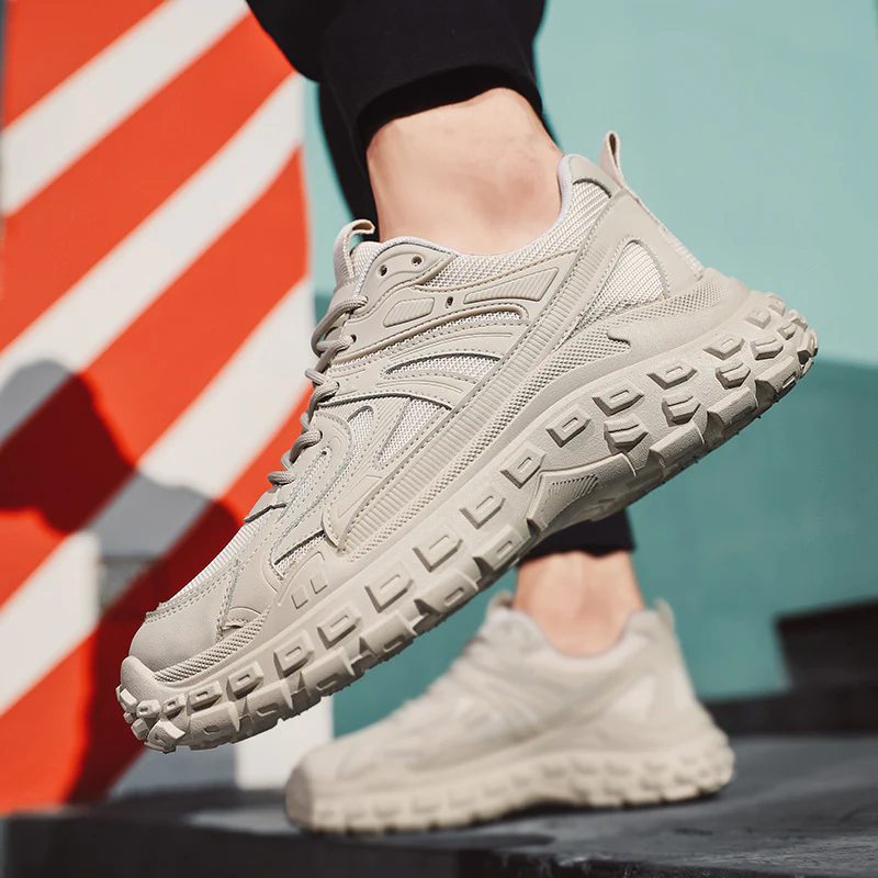 Damen Sportliche Chunky Sneakers mit luftiger Mesh-Konstruktion und dämpfender Sohle Heidi Mode - Image 4