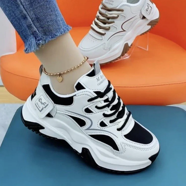 Damen Sportliche Chunky Sneakers mit modischem Design und stoßdämpfenden Eigenschaften Heidi Mode - Image 3
