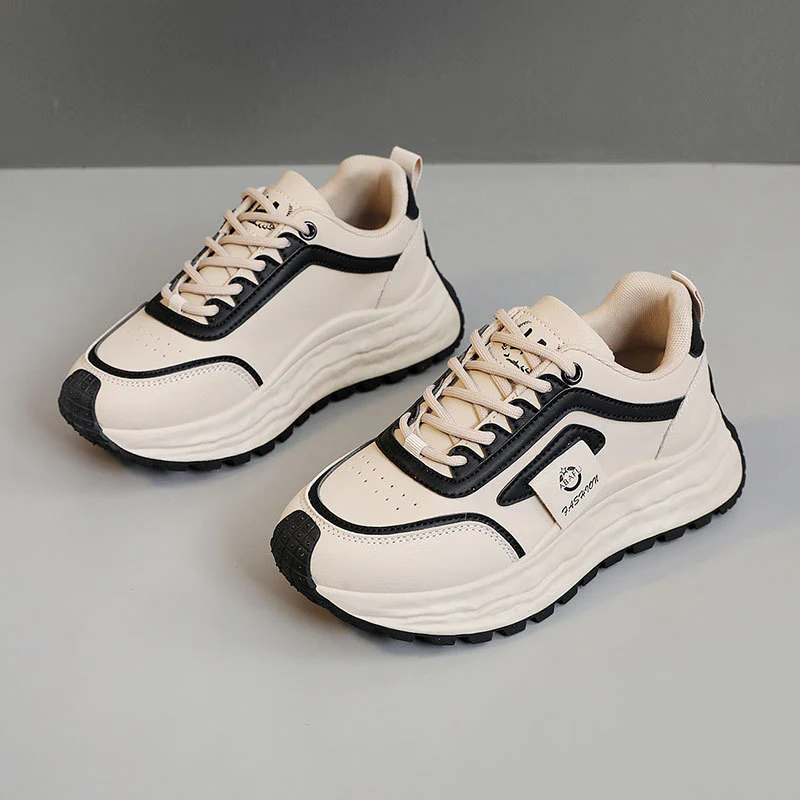 Damen Sportliche Chunky Sneakers mit rutschfester Gummisohle und atmungsaktivem Obermaterial Heidi Mode - Image 7