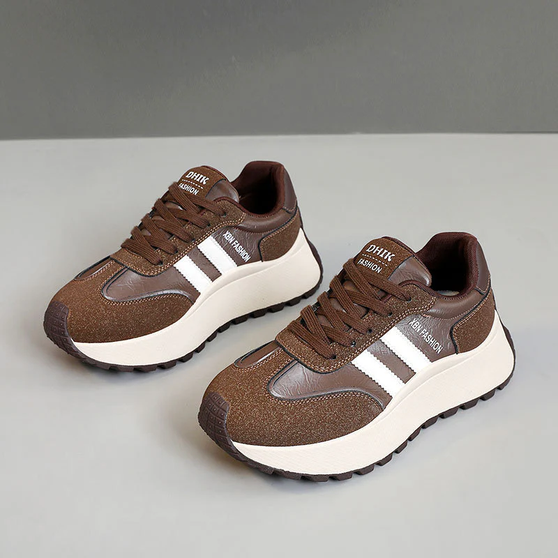 Damen Sportliche Chunky Sneakers mit rutschfester Laufsohle und atmungsaktivem Obermaterial Heidi Mode - Image 6