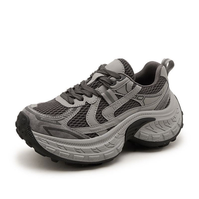 Damen Sportliche Chunky Sneakers mit rutschfester Sohle und atmungsaktiver Mesh-Konstruktion Heidi Mode - Image 5