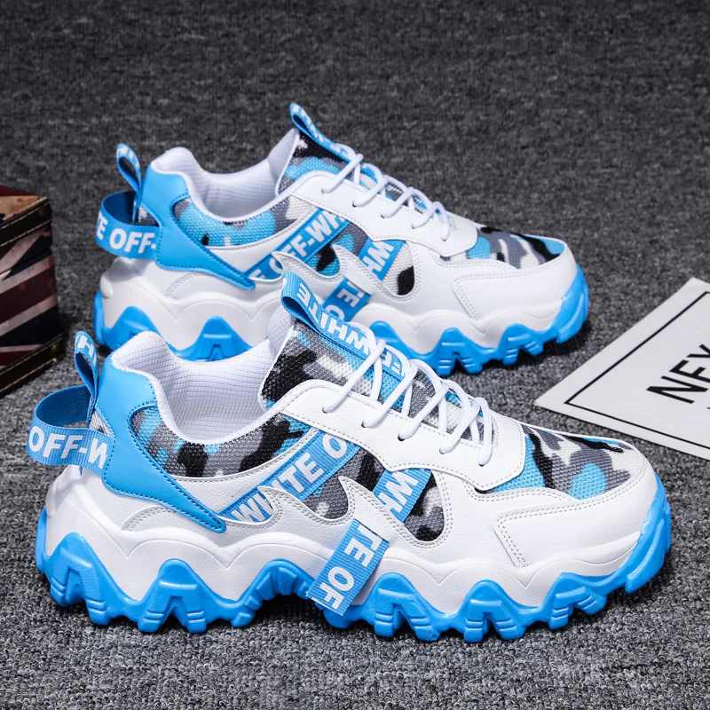 Damen Sportliche Chunky Sneakers mit strapazierfähigem Obermaterial und rutschfester Sohle Heidi Mode - Image 3