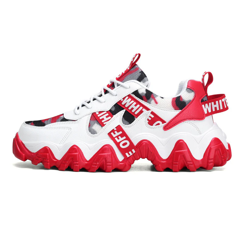 Damen Sportliche Chunky Sneakers mit strapazierfähigem Obermaterial und rutschfester Sohle Heidi Mode - Image 7