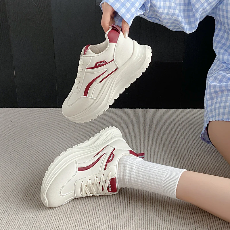 Damen Sportliche Chunky Sneakers mit ultraweicher Dämpfung und ergonomischem Design Heidi Mode - Image 2