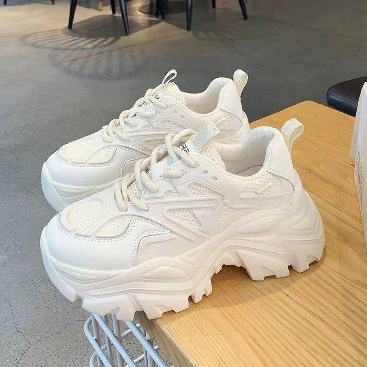 Damen Sportliche Chunky Sneakers mit verstärkter Sohle und atmungsaktiver Mesh-Oberfläche Heidi Mode