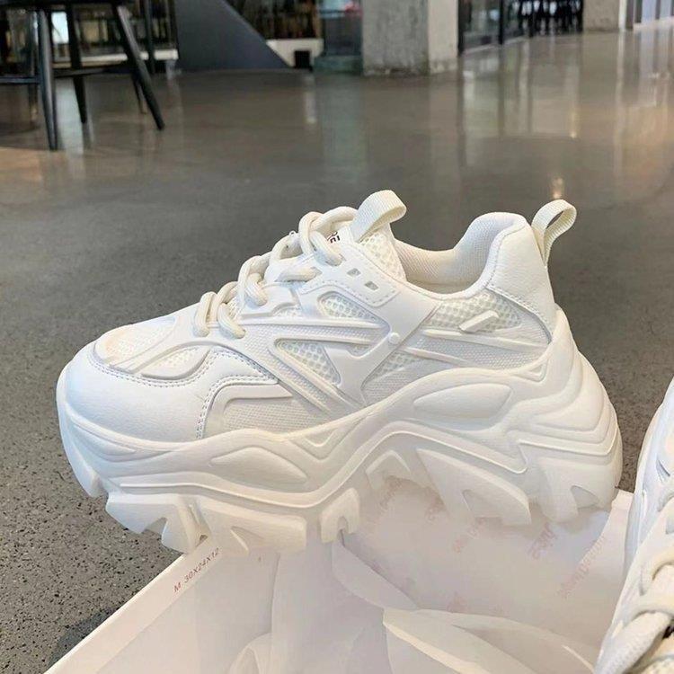 Damen Sportliche Chunky Sneakers mit verstärkter Sohle und atmungsaktiver Mesh-Oberfläche Heidi Mode - Image 6