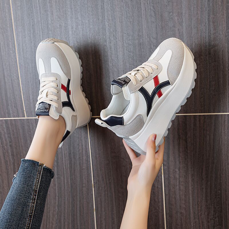 Damen Sportliche Damen Sneaker mit hohem Plateau und hochwertiger Dämpfung Heidi Mode - Image 4