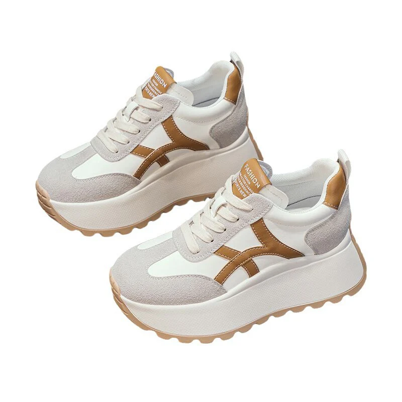 Damen Sportliche Damen Sneaker mit hohem Plateau und hochwertiger Dämpfung Heidi Mode - Image 5