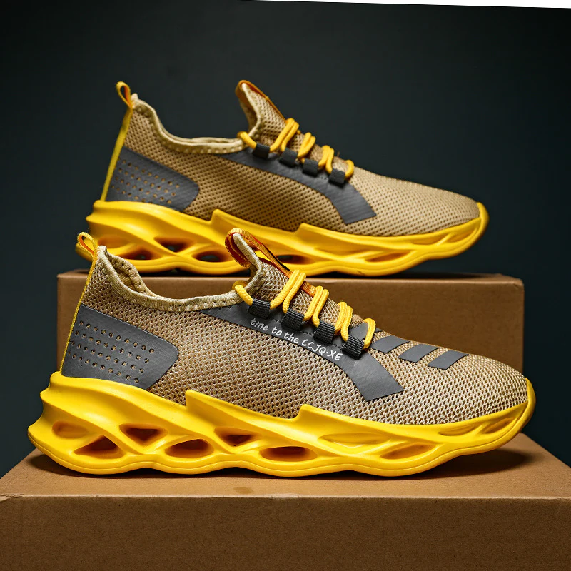 Damen Sportliche Dämpfung Sneakers mit atmungsaktivem Obermaterial Heidi Mode - Image 4