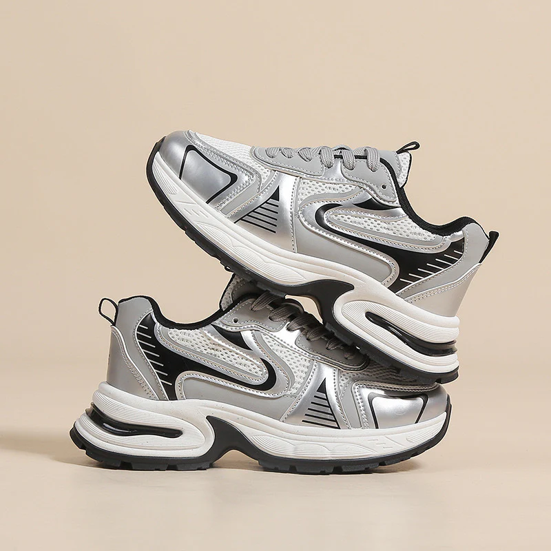 Damen Sportliche Dämpfungsschuhe mit futuristischem Design Heidi Mode