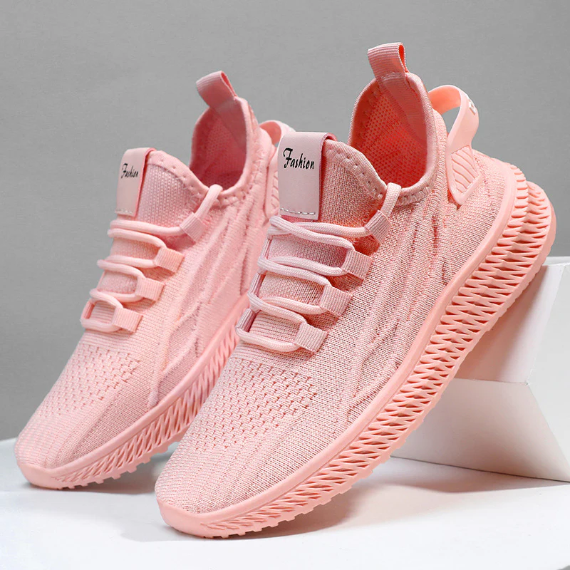 Damen Sportliche Elastische Sneakers mit atmungsaktivem Obermaterial Heidi Mode - Image 3