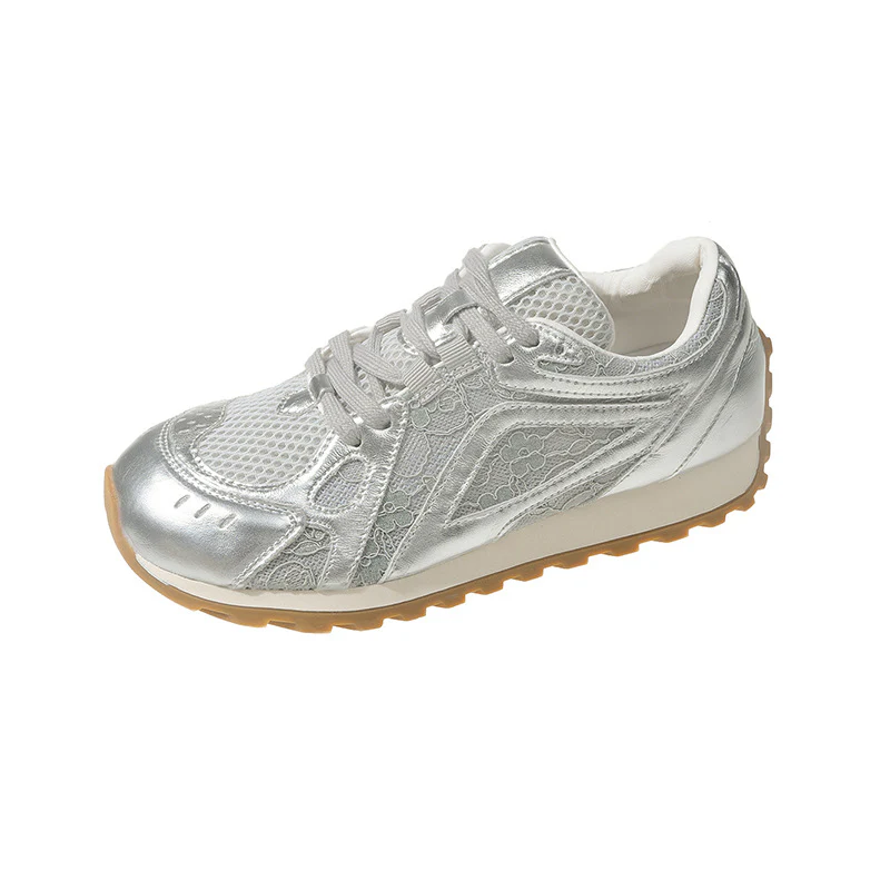 Damen Sportliche Fitness Sneakers mit atmungsaktiver Mesh-Oberfläche und rutschfester Sohle Heidi Mode - Image 7