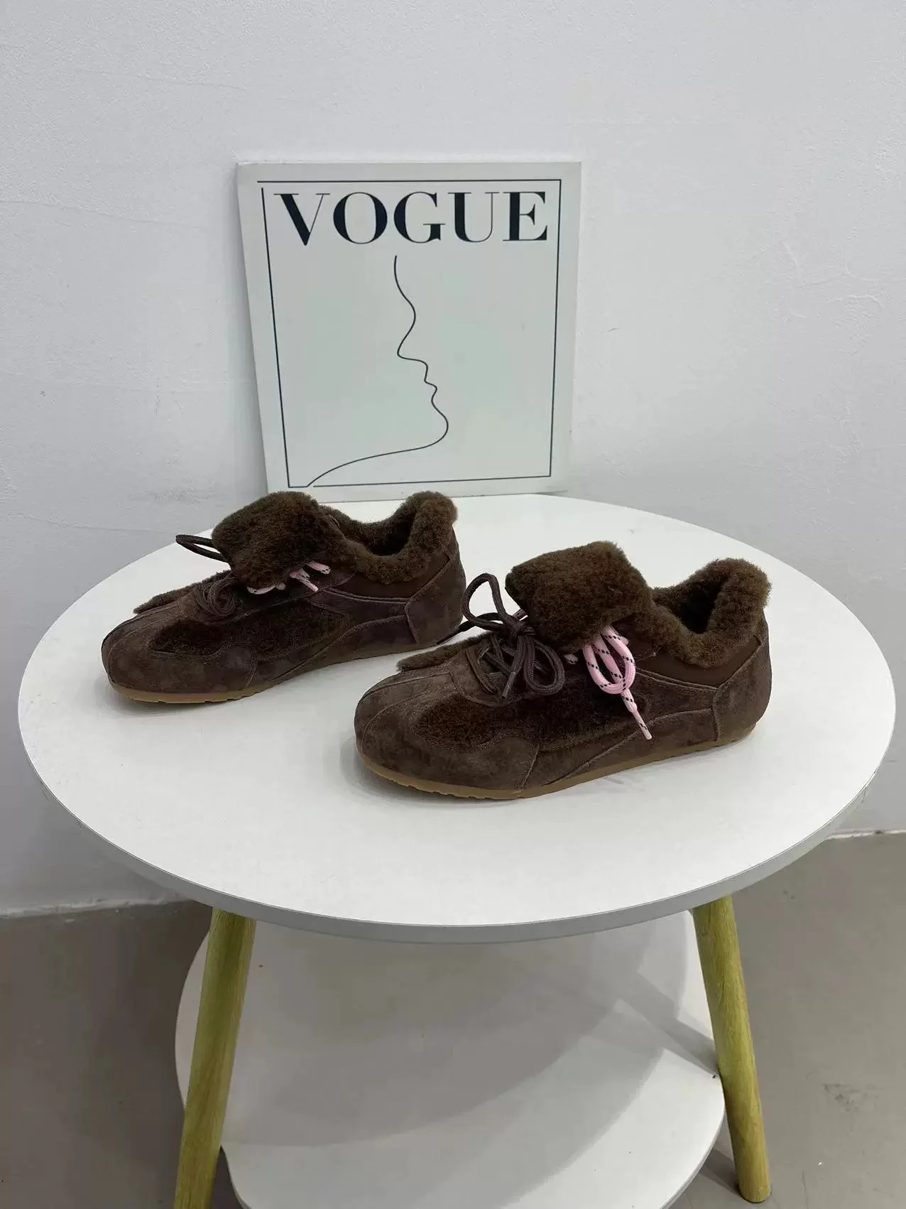Damen Sportliche Fleece-Sneaker mit weichem Innenfutter und rutschfester Sohle Heidi Mode - Image 7