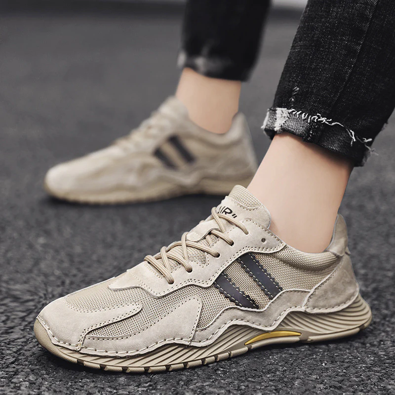 Damen Sportliche Freizeit-Sneaker mit atmungsaktivem Obermaterial und flexibler Dämpfung Heidi Mode
