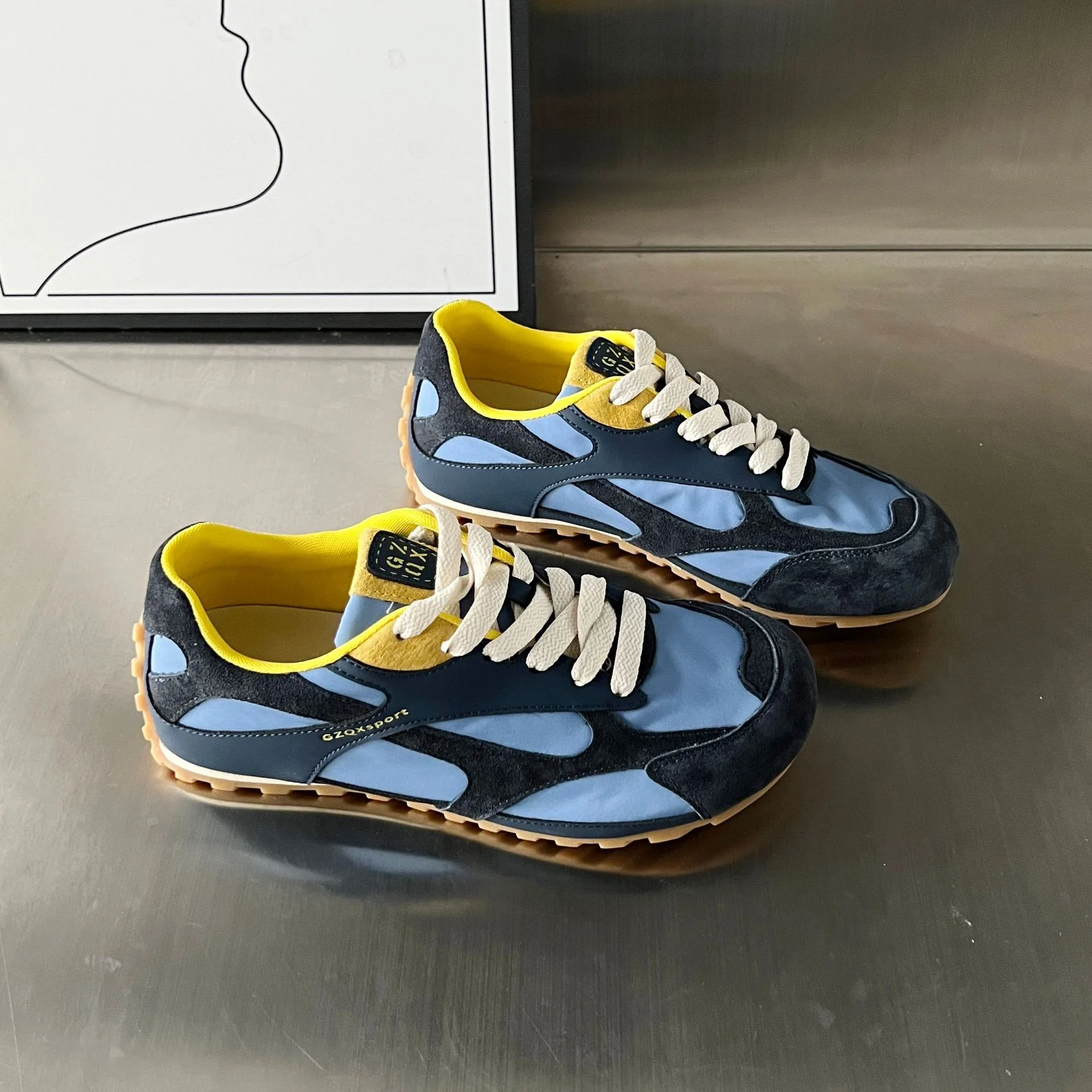 Damen Sportliche Freizeit-Sneaker mit atmungsaktiver Mesh-Oberfläche und stabiler Gummisohle Heidi Mode - Image 5