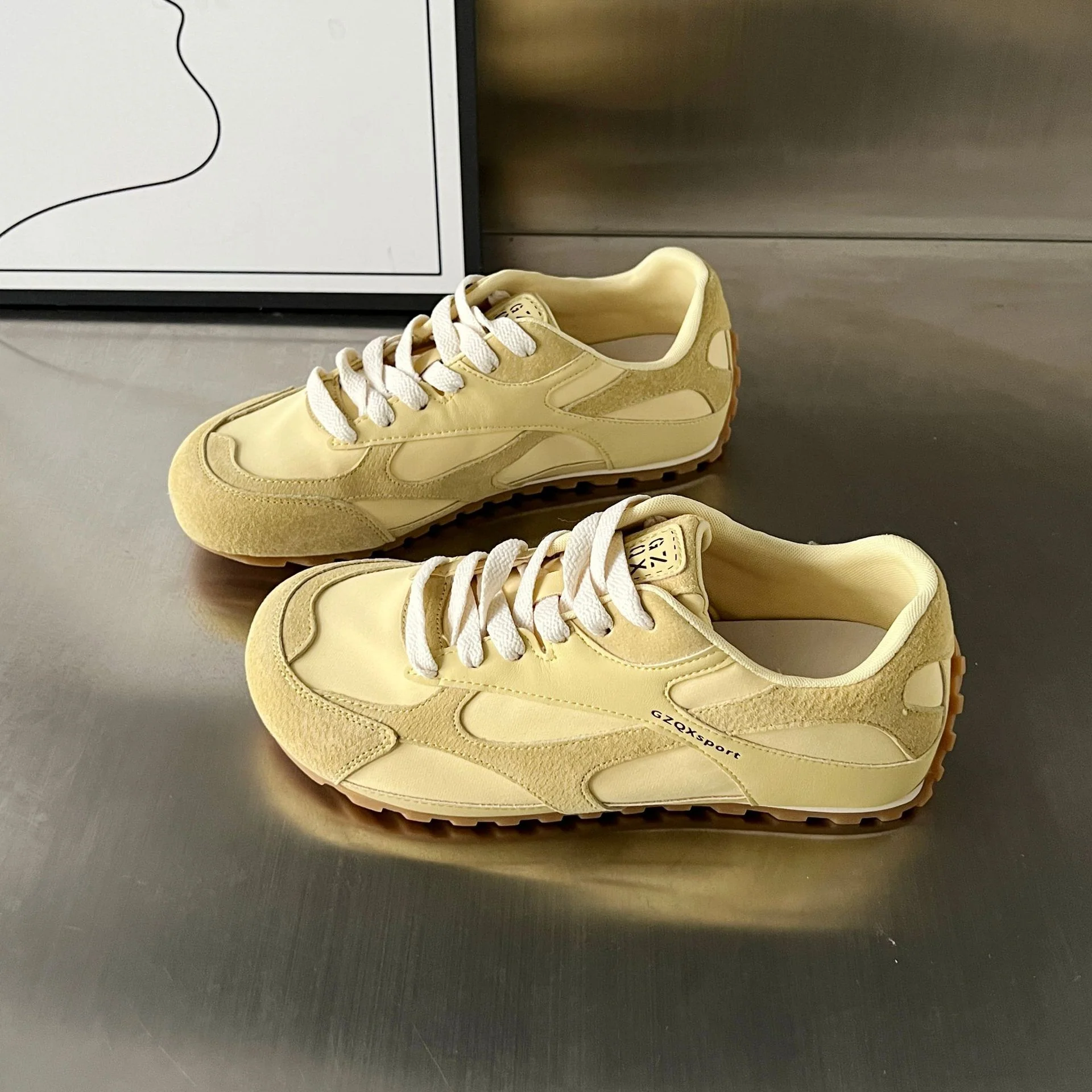Damen Sportliche Freizeit-Sneaker mit atmungsaktiver Mesh-Oberfläche und stabiler Gummisohle Heidi Mode - Image 6