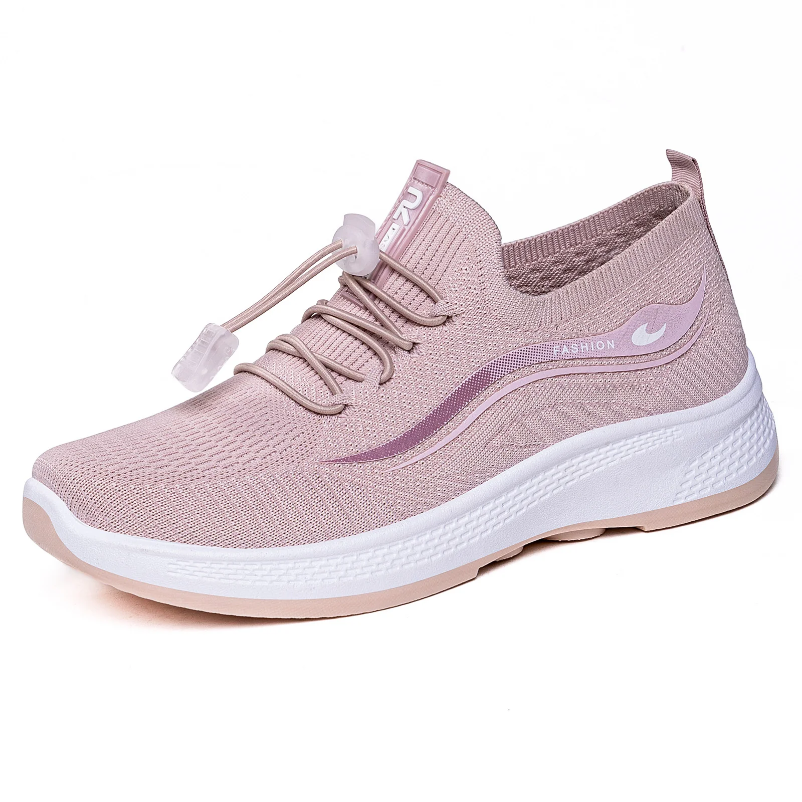 Damen Sportliche Freizeit-Sneaker mit elastischem Schnellschnürsystem und atmungsaktivem Obermaterial Heidi Mode - Image 5