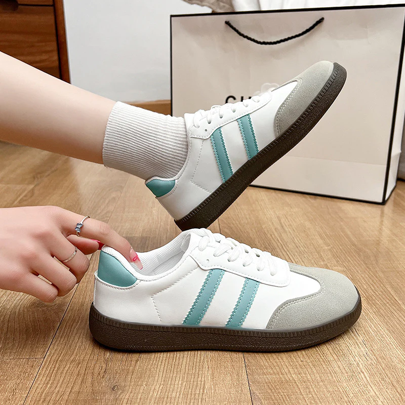 Damen Sportliche Freizeit-Sneakers mit atmungsaktivem Obermaterial und gepolsterter Sohle Heidi Mode - Image 7
