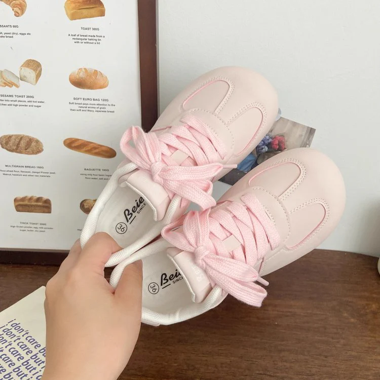 Damen Sportliche Freizeit Sneakers mit atmungsaktiver Oberflächenstruktur und rutschfester Sohle Heidi Mode - Image 5