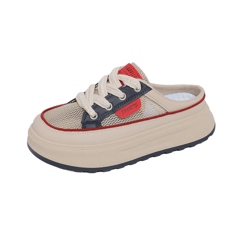 Damen Sportliche Freizeitschlüpfschuhe mit atmungsaktivem Mesh-Obermaterial und stabiler Sohle Heidi Mode - Image 5