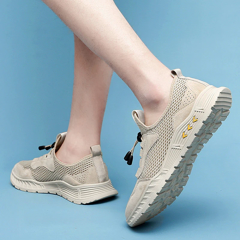 Damen Sportliche Freizeitschuhe mit atmungsaktivem Mesh-Obermaterial und innovativem Schnürsystem Heidi Mode - Image 2