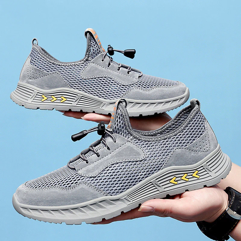 Damen Sportliche Freizeitschuhe mit atmungsaktivem Mesh-Obermaterial und innovativem Schnürsystem Heidi Mode - Image 3