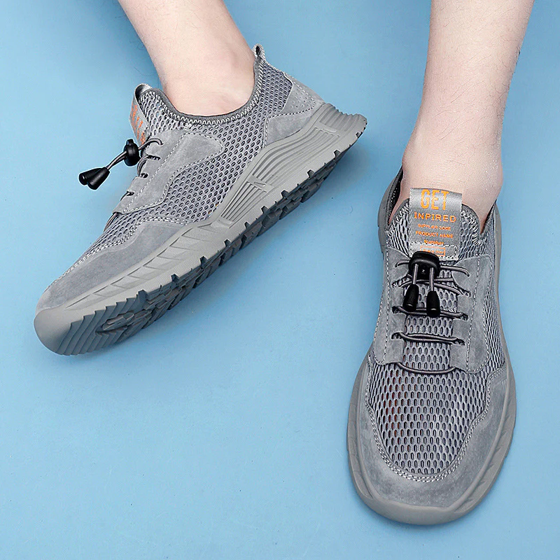 Damen Sportliche Freizeitschuhe mit atmungsaktivem Mesh-Obermaterial und innovativem Schnürsystem Heidi Mode - Image 4