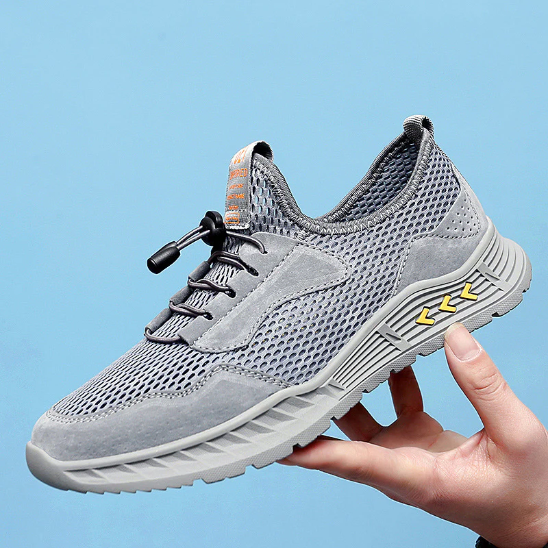 Damen Sportliche Freizeitschuhe mit atmungsaktivem Mesh-Obermaterial und innovativem Schnürsystem Heidi Mode - Image 6