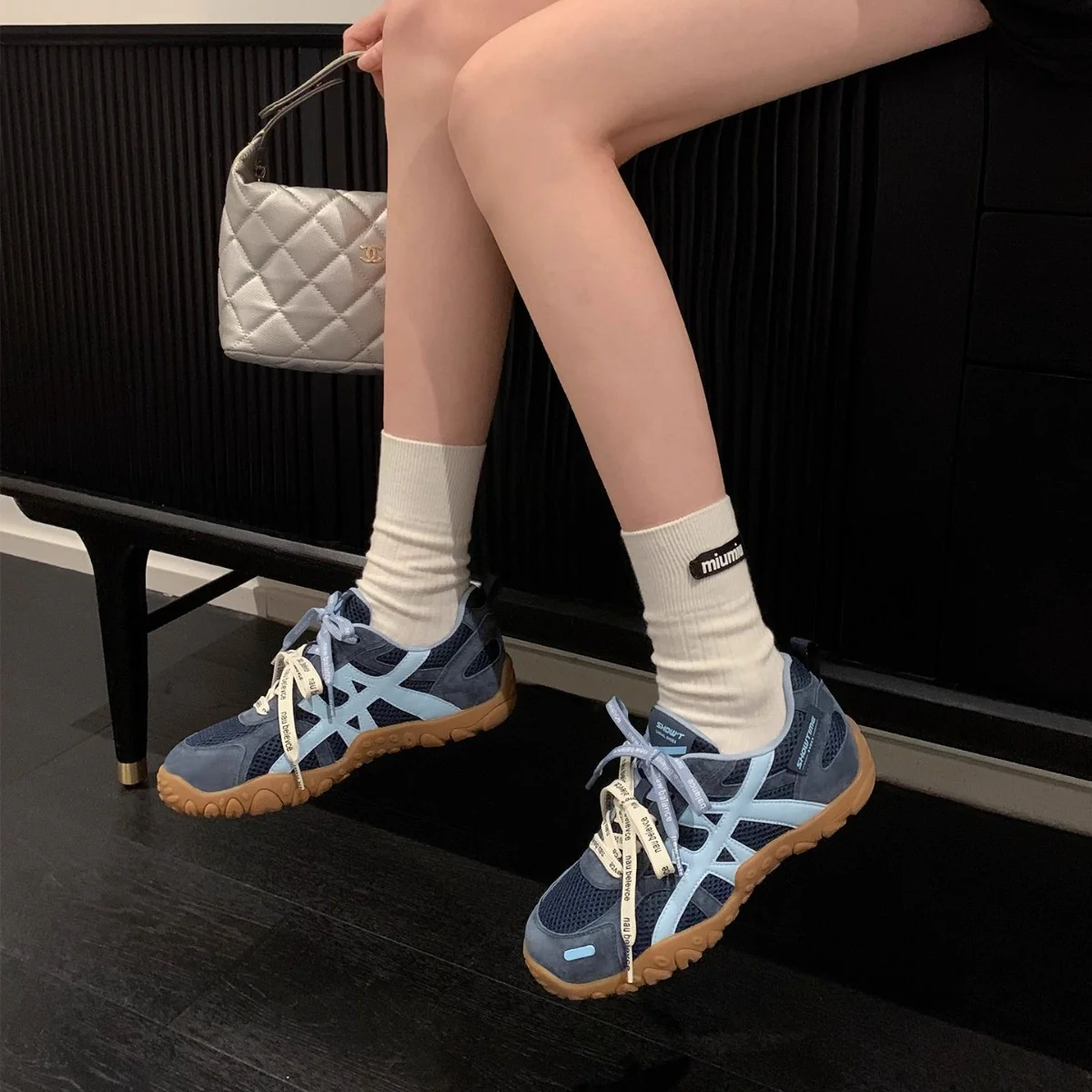 Damen Sportliche Freizeitschuhe mit atmungsaktiver Mesh-Oberfläche und rutschfester Laufsohle Heidi Mode - Image 4