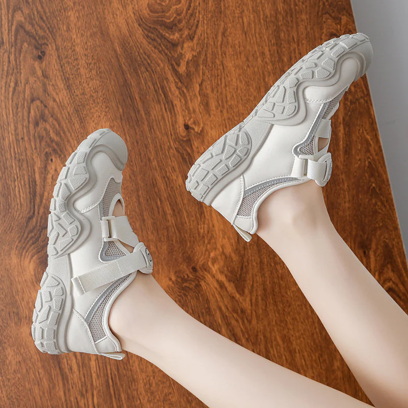 Damen Sportliche Freizeitschuhe mit atmungsaktiver Netzoberfläche und rutschfester Sohle Heidi Mode - Image 4