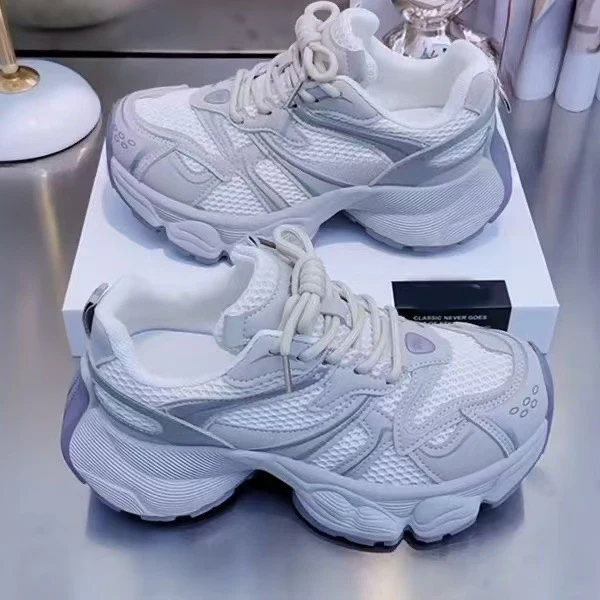 Damen Sportliche Freizeitschuhe mit atmungsaktiver Netzstruktur und gepolsterter Sohle Heidi Mode