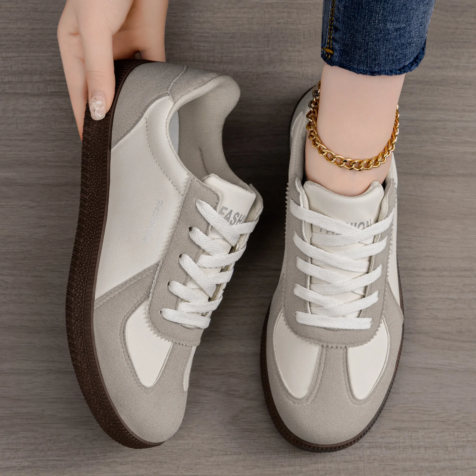 Damen Sportliche Freizeitschuhe mit dämpfendem Fußbett und rutschfester Sohle Heidi Mode